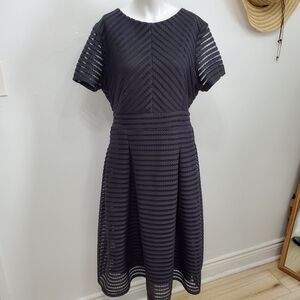 Boohoo Charcoal Midi Dress